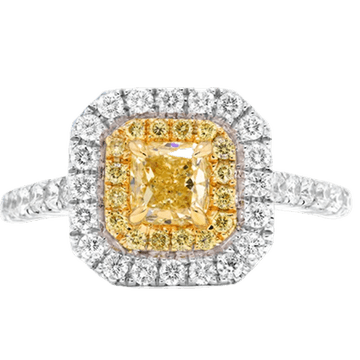 Green signet oval