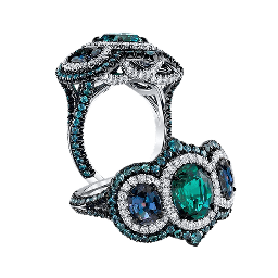 SIGNET BLUE TOPAZ BLUE TOPAZ SIGNET